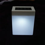 Solar Energy Saving Lamp Outdoor Garden Fence Wall Light, White Light, Warm Light