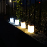 Solar Energy Saving Lamp Outdoor Garden Fence Wall Light, White Light, Warm Light