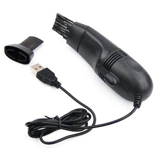 Mini USB Desktop Table Keyboard Vacuum Cleaner with Brushes
