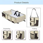 Newborn Baby Portable Travel Foldable Bed Mummy Pack Bag