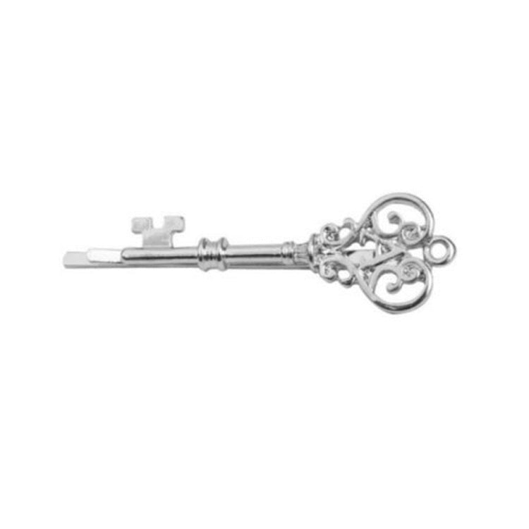 Vintage Ladies Hairpin Mini Key Hairpin Word Clip Gair Accessories