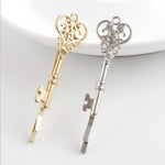 Vintage Ladies Hairpin Mini Key Hairpin Word Clip Gair Accessories