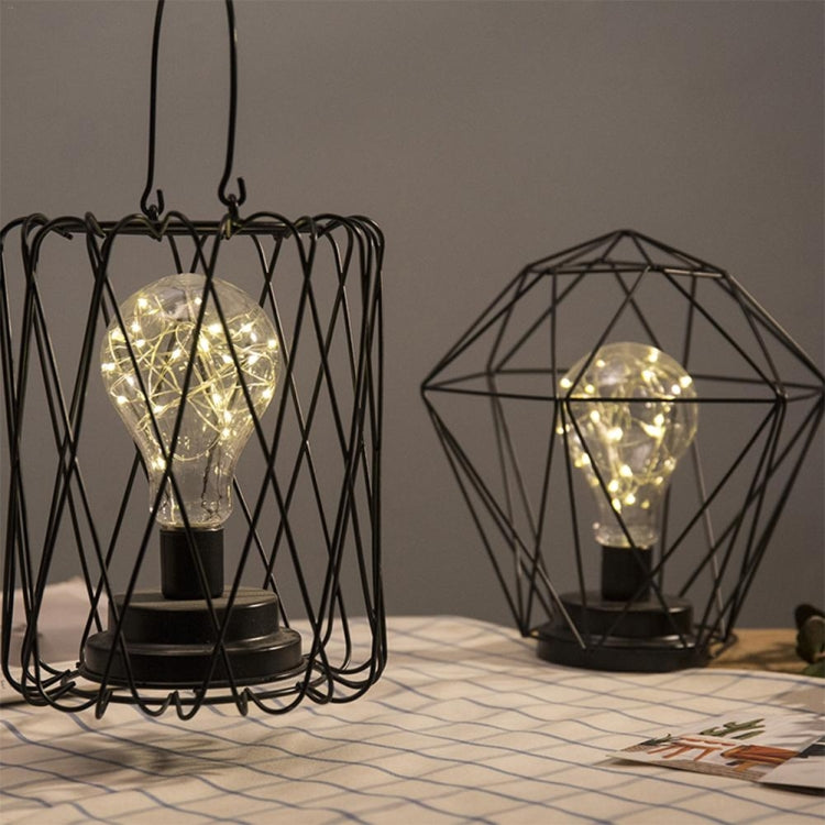 Minimalist Copper Lamp Bedroom Home Wrought Iron Table Lamp, Portable, USB