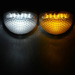 Semi-circular IP55 Waterproof Solar Light Control Fence Light Garden Lamp, Warm White, White Light