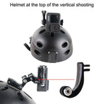 Sports Camera Accessories For GoPro HERO11 Black / HERO9 Black / DJI Osmo Action 3, Center Vertical Bend Arm, Arc Extension Rod, Centered Universal Bend Arm, 1/4 Transfer Head