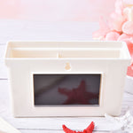 2 PCS Magnetic Plastic Storage Box Drawer Blackboard Chalk Pens Desk Storage Organiser Home Storage Boxes, Magnetic Storage Box