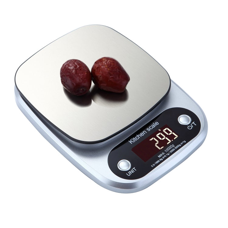 Kitchen Stainless Steel LCD  Electronic Scale, 10kg / 1g