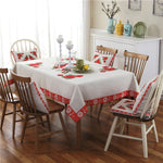 Retro Pattern Linen Table Cloth For Dinner Home Decor Dustproof Table Cover, 85x85cm, 110x110cm, 110x160cm, 130x180cm