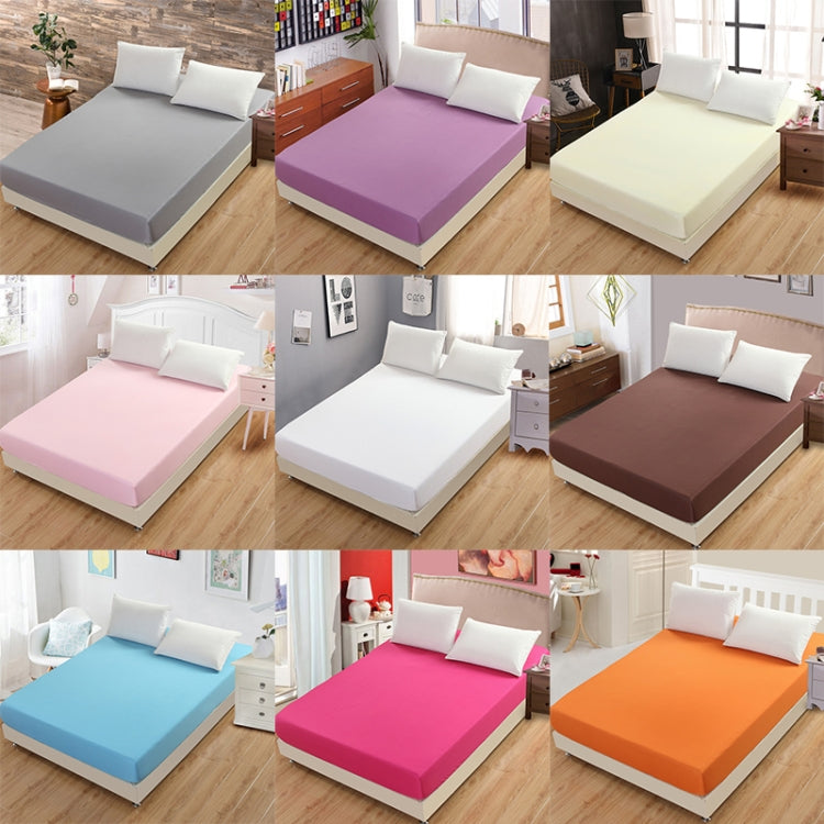 Plain Mattress Protector Bed Mat Mattress Cover Fitted Sheet, 120X200cm, 150X200cm, 180X200cm