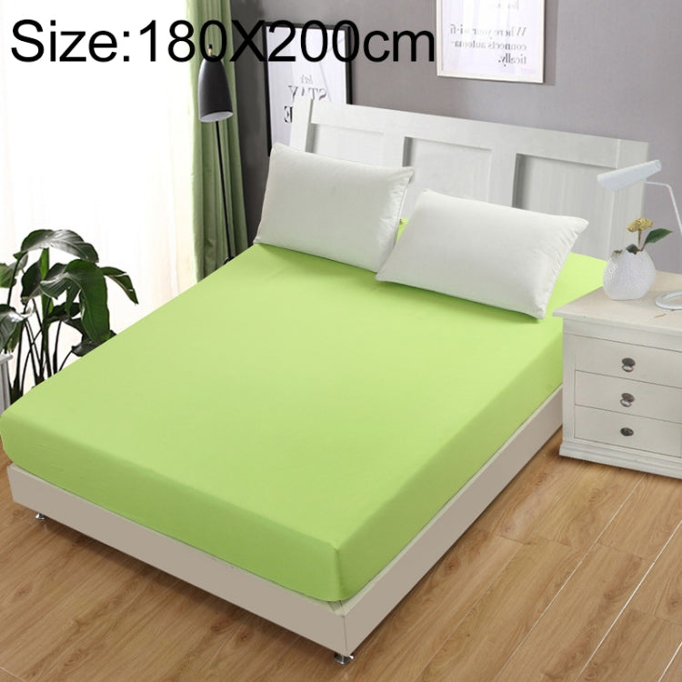واقي مرتبة سادة سرير، غطاء مرتبة بملمس ناعم، ملاءة سرير مطاطية، 180x200 سم، 150x200 سم