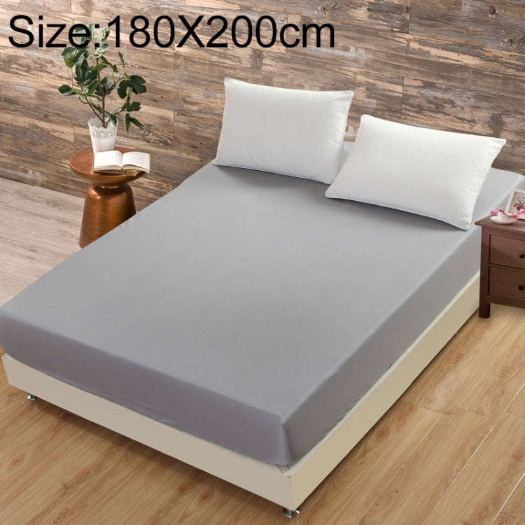Plain Mattress Protector Bed Mat Mattress Cover Fitted Sheet, 120X200cm, 150X200cm, 180X200cm