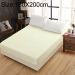 Plain Mattress Protector Bed Mat Mattress Cover Fitted Sheet, 120X200cm, 150X200cm, 180X200cm
