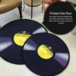 Creative Retro 3D DVR Record Carpet Round CD Floor Mat Home Decor Living Room Kid Bedroom Decoration  Rug,, Diameter 60cm, Diameter 80cm, Diameter 100cm, Diameter 120cm, Diameter 160cm, Diameter 180cm