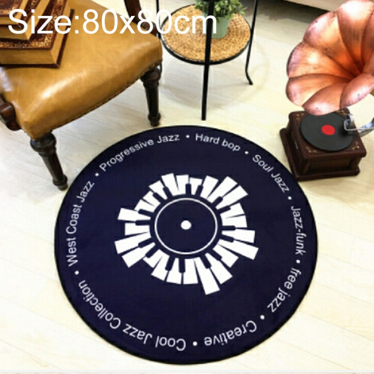 Creative Retro 3D DVR Record Carpet Round CD Floor Mat Home Decor Living Room Kid Bedroom Decoration  Rug,, Diameter 60cm, Diameter 80cm, Diameter 100cm, Diameter 120cm, Diameter 160cm, Diameter 180cm