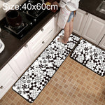 حصيرة مطبخ وحمام مضادة للانزلاق بنمط شبكي هندسي، 40x60 سم، 40x120 سم، 50x80 سم، 50x160 سم، 40x60 سم + 40x120 سم، 50x80 سم + 50x160 سم