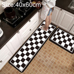 حصيرة مطبخ وحمام مضادة للانزلاق بنمط شبكي هندسي، 40x60 سم، 40x120 سم، 50x80 سم، 50x160 سم، 40x60 سم + 40x120 سم، 50x80 سم + 50x160 سم