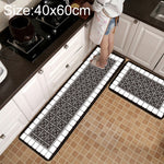 حصيرة مطبخ وحمام مضادة للانزلاق بنمط شبكي هندسي، 40x60 سم، 40x120 سم، 50x80 سم، 50x160 سم، 40x60 سم + 40x120 سم، 50x80 سم + 50x160 سم