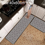 حصيرة مطبخ وحمام مضادة للانزلاق بنمط شبكي هندسي، 40x60 سم، 40x120 سم، 50x80 سم، 50x160 سم، 40x60 سم + 40x120 سم، 50x80 سم + 50x160 سم