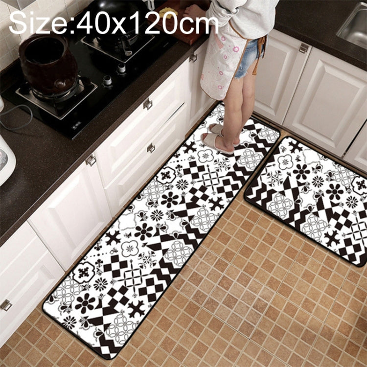 حصيرة مطبخ وحمام مضادة للانزلاق بنمط شبكي هندسي، 40x60 سم، 40x120 سم، 50x80 سم، 50x160 سم، 40x60 سم + 40x120 سم، 50x80 سم + 50x160 سم