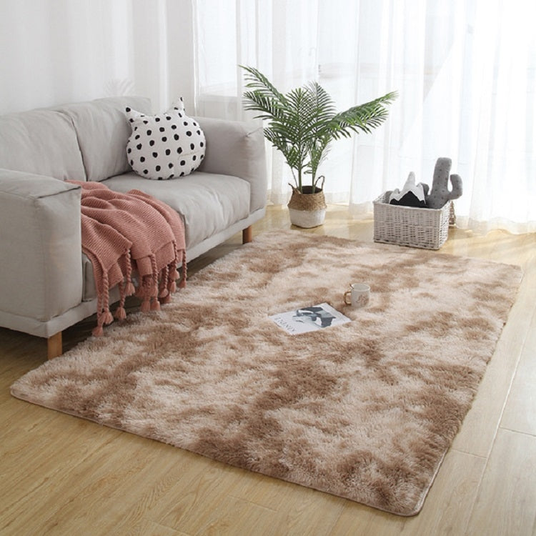 Simple Sofa Bedside Gradient Carpet Living Room Bedroom Mat, Light Blue 40x60cm, Pink 40x60cm, Light Grey 40x60cm, Dark Grey 40x60cm, Camel 40x60cm, Dark Camel 40x60cm, Coffee 40x60cm, Light Blue 50x80cm, Pink 50x80cm, Light Grey 50x80cm