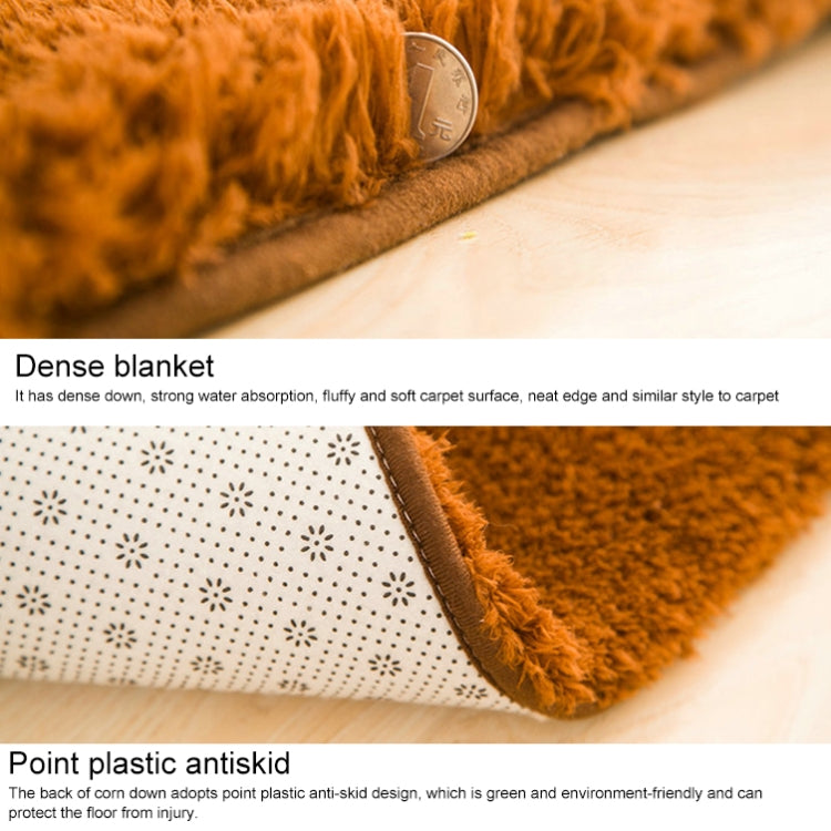 Faux Fur Rug Anti-slip Solid Bath Carpet Kids Room Door Mats Oval  Bedroom Living Room Rugs, 80x200cm, 120x200cm, 140x200cm, 160x230cm