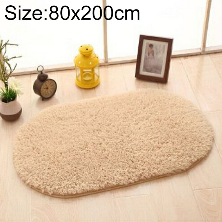 Faux Fur Rug Anti-slip Solid Bath Carpet Kids Room Door Mats Oval  Bedroom Living Room Rugs, 80x200cm, 120x200cm, 140x200cm, 160x230cm