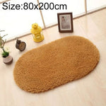 Faux Fur Rug Anti-slip Solid Bath Carpet Kids Room Door Mats Oval  Bedroom Living Room Rugs, 80x200cm, 120x200cm, 140x200cm, 160x230cm