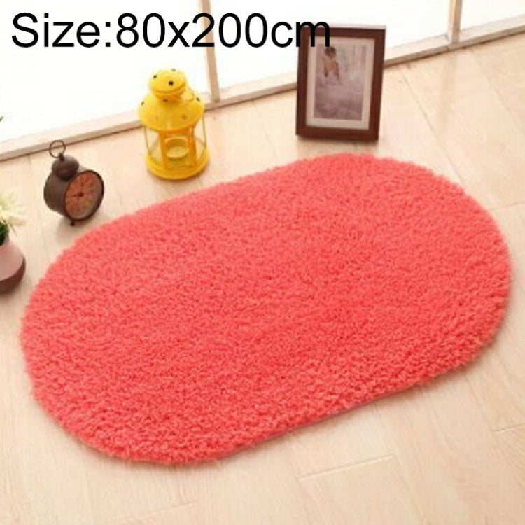 Faux Fur Rug Anti-slip Solid Bath Carpet Kids Room Door Mats Oval  Bedroom Living Room Rugs, 80x200cm, 120x200cm, 140x200cm, 160x230cm