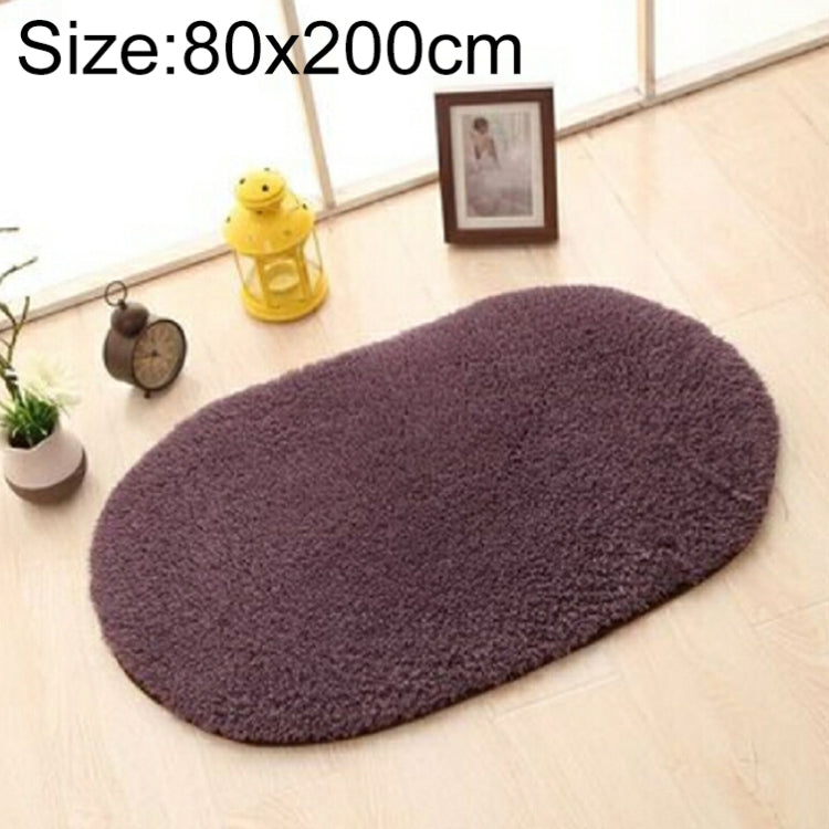 Faux Fur Rug Anti-slip Solid Bath Carpet Kids Room Door Mats Oval  Bedroom Living Room Rugs, 80x200cm, 120x200cm, 140x200cm, 160x230cm