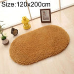 Faux Fur Rug Anti-slip Solid Bath Carpet Kids Room Door Mats Oval  Bedroom Living Room Rugs, 80x200cm, 120x200cm, 140x200cm, 160x230cm