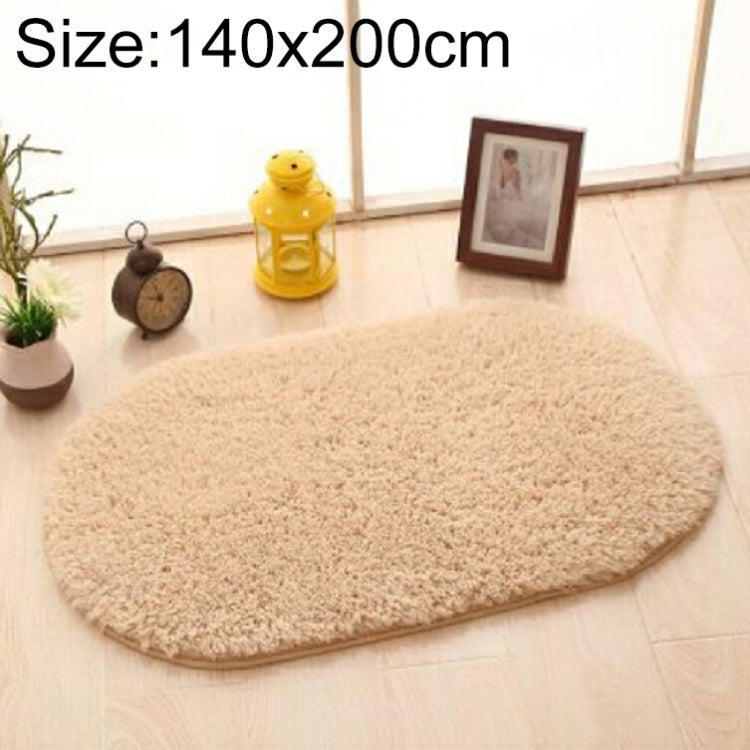 Faux Fur Rug Anti-slip Solid Bath Carpet Kids Room Door Mats Oval  Bedroom Living Room Rugs, 80x200cm, 120x200cm, 140x200cm, 160x230cm
