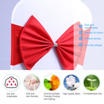 Spandex Chair Sash fit all chair Wedding Chair Sashes Bow Elastic Chair Ribbon Back Tie Bands for Wedding Party Ceremony Banquet, TBD0324630401A, TBD0324630401B, TBD0324630401C, TBD0324630401D, TBD0324630401E, TBD0324630401F, TBD0324630401G            ...