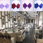 Spandex Chair Sash fit all chair Wedding Chair Sashes Bow Elastic Chair Ribbon Back Tie Bands for Wedding Party Ceremony Banquet, TBD0324630401A, TBD0324630401B, TBD0324630401C, TBD0324630401D, TBD0324630401E, TBD0324630401F, TBD0324630401G            ...
