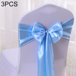 3 PCS Satin Fabric Chair Bows Wedding Chairs Knot Decoration, TBD0324634801A, TBD0324634801B, TBD0324634801C, TBD0324634801D, TBD0324634801E, TBD0324634801F, TBD0324634801G, TBD0324634801H, TBD0324634801I, TBD0324634801J, TBD0324634801K, TBD0324634801L...