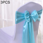 3 PCS Satin Fabric Chair Bows Wedding Chairs Knot Decoration, TBD0324634801A, TBD0324634801B, TBD0324634801C, TBD0324634801D, TBD0324634801E, TBD0324634801F, TBD0324634801G, TBD0324634801H, TBD0324634801I, TBD0324634801J, TBD0324634801K, TBD0324634801L...