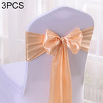3 PCS Satin Fabric Chair Bows Wedding Chairs Knot Decoration, TBD0324634801A, TBD0324634801B, TBD0324634801C, TBD0324634801D, TBD0324634801E, TBD0324634801F, TBD0324634801G, TBD0324634801H, TBD0324634801I, TBD0324634801J, TBD0324634801K, TBD0324634801L...