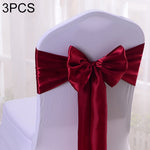 3 PCS Satin Fabric Chair Bows Wedding Chairs Knot Decoration, TBD0324634801A, TBD0324634801B, TBD0324634801C, TBD0324634801D, TBD0324634801E, TBD0324634801F, TBD0324634801G, TBD0324634801H, TBD0324634801I, TBD0324634801J, TBD0324634801K, TBD0324634801L...