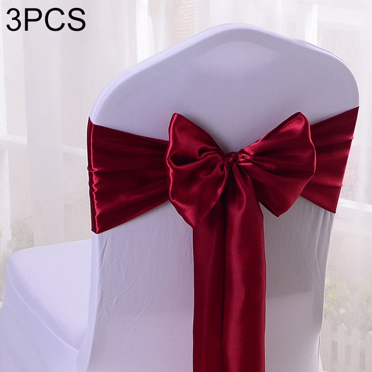 3 PCS Satin Fabric Chair Bows Wedding Chairs Knot Decoration, TBD0324634801A, TBD0324634801B, TBD0324634801C, TBD0324634801D, TBD0324634801E, TBD0324634801F, TBD0324634801G, TBD0324634801H, TBD0324634801I, TBD0324634801J, TBD0324634801K, TBD0324634801L...