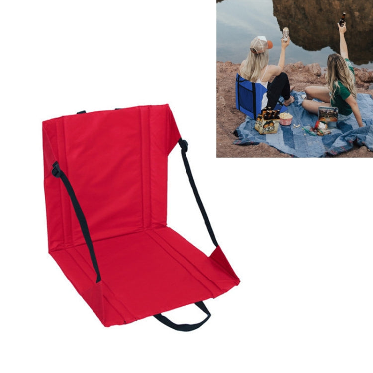 Outdoor Camping Picnic Stand Seat Cushion Folding Moisture-proof Dirty Wear-resistant Cushion, 44 x 43 x 44 Red, 44 x 43 x 44 Blue, 44 x 43 x 44 Black