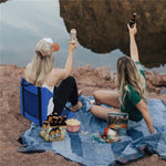 Outdoor Camping Picnic Stand Seat Cushion Folding Moisture-proof Dirty Wear-resistant Cushion, 44 x 43 x 44 Red, 44 x 43 x 44 Blue, 44 x 43 x 44 Black