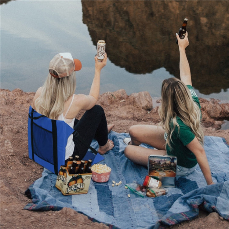 Outdoor Camping Picnic Stand Seat Cushion Folding Moisture-proof Dirty Wear-resistant Cushion, 44 x 43 x 44 Red, 44 x 43 x 44 Blue, 44 x 43 x 44 Black