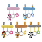 Baby Stroller Cartoon Animal Pendant Cradle Ornament Hanging Rattle