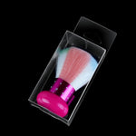 Weiche Pilzstaubbürste mit rundem Griff, weiche Nagelbürste aus weichem Fell