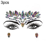 3 PCS  Forehead Green Masquerade Makeup Acrylic Face Sticker, YT-01, YT-01-1, YT-01-2, YT-01-3, YT-01-4, YT-01-5, YT-01-6, YT-02, YT-03, YT-04, YT-05, YT-07, YT-08, YT-10, YT-11, YT-12, YT-13, YT-14, YT-15, YT-16, YT-17, YT-18, YT-19, YT-20, YT-21, YT-...