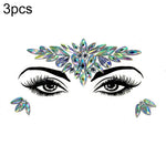 3 PCS  Forehead Green Masquerade Makeup Acrylic Face Sticker, YT-01, YT-01-1, YT-01-2, YT-01-3, YT-01-4, YT-01-5, YT-01-6, YT-02, YT-03, YT-04, YT-05, YT-07, YT-08, YT-10, YT-11, YT-12, YT-13, YT-14, YT-15, YT-16, YT-17, YT-18, YT-19, YT-20, YT-21, YT-...