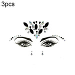 3 PCS  Forehead Green Masquerade Makeup Acrylic Face Sticker, YT-01, YT-01-1, YT-01-2, YT-01-3, YT-01-4, YT-01-5, YT-01-6, YT-02, YT-03, YT-04, YT-05, YT-07, YT-08, YT-10, YT-11, YT-12, YT-13, YT-14, YT-15, YT-16, YT-17, YT-18, YT-19, YT-20, YT-21, YT-...