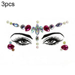 3 PCS  Forehead Green Masquerade Makeup Acrylic Face Sticker, YT-01, YT-01-1, YT-01-2, YT-01-3, YT-01-4, YT-01-5, YT-01-6, YT-02, YT-03, YT-04, YT-05, YT-07, YT-08, YT-10, YT-11, YT-12, YT-13, YT-14, YT-15, YT-16, YT-17, YT-18, YT-19, YT-20, YT-21, YT-...
