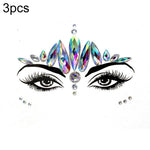 3 PCS  Forehead Green Masquerade Makeup Acrylic Face Sticker, YT-01, YT-01-1, YT-01-2, YT-01-3, YT-01-4, YT-01-5, YT-01-6, YT-02, YT-03, YT-04, YT-05, YT-07, YT-08, YT-10, YT-11, YT-12, YT-13, YT-14, YT-15, YT-16, YT-17, YT-18, YT-19, YT-20, YT-21, YT-...