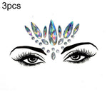 3 PCS  Forehead Green Masquerade Makeup Acrylic Face Sticker, YT-01, YT-01-1, YT-01-2, YT-01-3, YT-01-4, YT-01-5, YT-01-6, YT-02, YT-03, YT-04, YT-05, YT-07, YT-08, YT-10, YT-11, YT-12, YT-13, YT-14, YT-15, YT-16, YT-17, YT-18, YT-19, YT-20, YT-21, YT-...