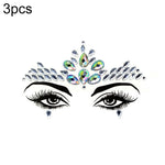 3 PCS  Forehead Green Masquerade Makeup Acrylic Face Sticker, YT-01, YT-01-1, YT-01-2, YT-01-3, YT-01-4, YT-01-5, YT-01-6, YT-02, YT-03, YT-04, YT-05, YT-07, YT-08, YT-10, YT-11, YT-12, YT-13, YT-14, YT-15, YT-16, YT-17, YT-18, YT-19, YT-20, YT-21, YT-...